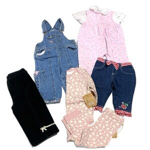 Pink Floral Kids Sets Lot 24 Months - 4248